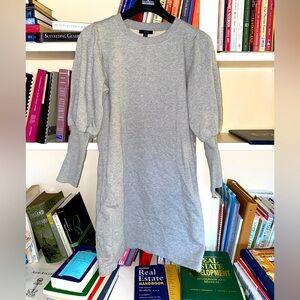 J Crew gray sweatshirt dress, 100% cotton size XXS